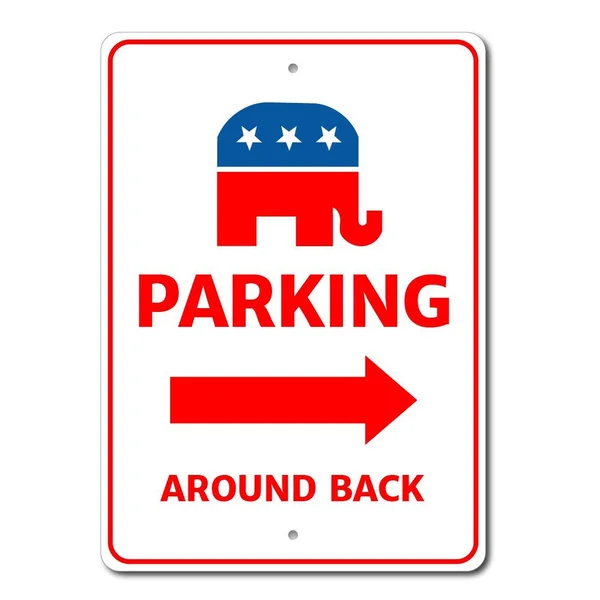 

Republican Parking Elephant Tin Sign Metal Sign Metal Poster Metal Decor Metal Painting Wall Sticker Wall Sign Wall Decor