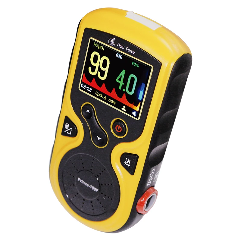 

Портативный пульсоксиметр с измерением в реальном времени