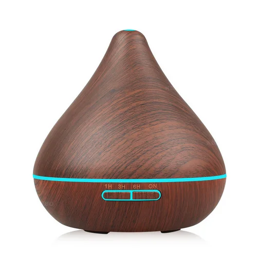 

Diffusers 300ml Air Humidifier Essential Oil Diffuser wood grain purifier Mist Maker led light for Home fast shipping from Spain