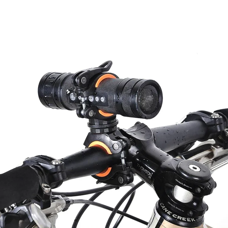360 Degree Bicycle Rotating Light Holder LED Front Flashlight Lamp Clip Stand Handlebar Torch Mount Air Pump Bracket 77 | Спорт и