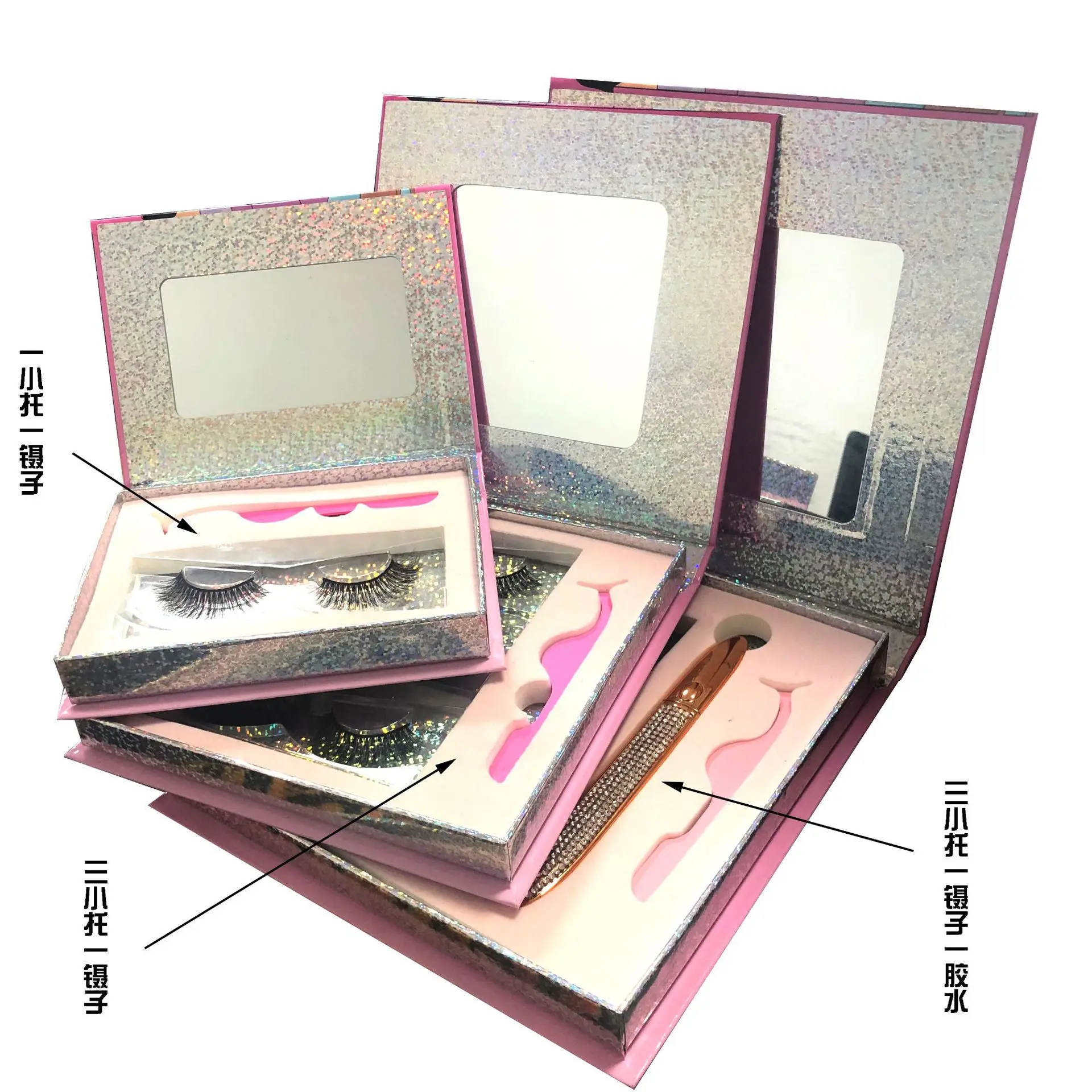 

Lash Boxes Packaging Wholesale 5-50 Pcs Lashes Packaging Boxes Mink Eyelashes Package Empty Lash Boxes New Eye Lash Packaging