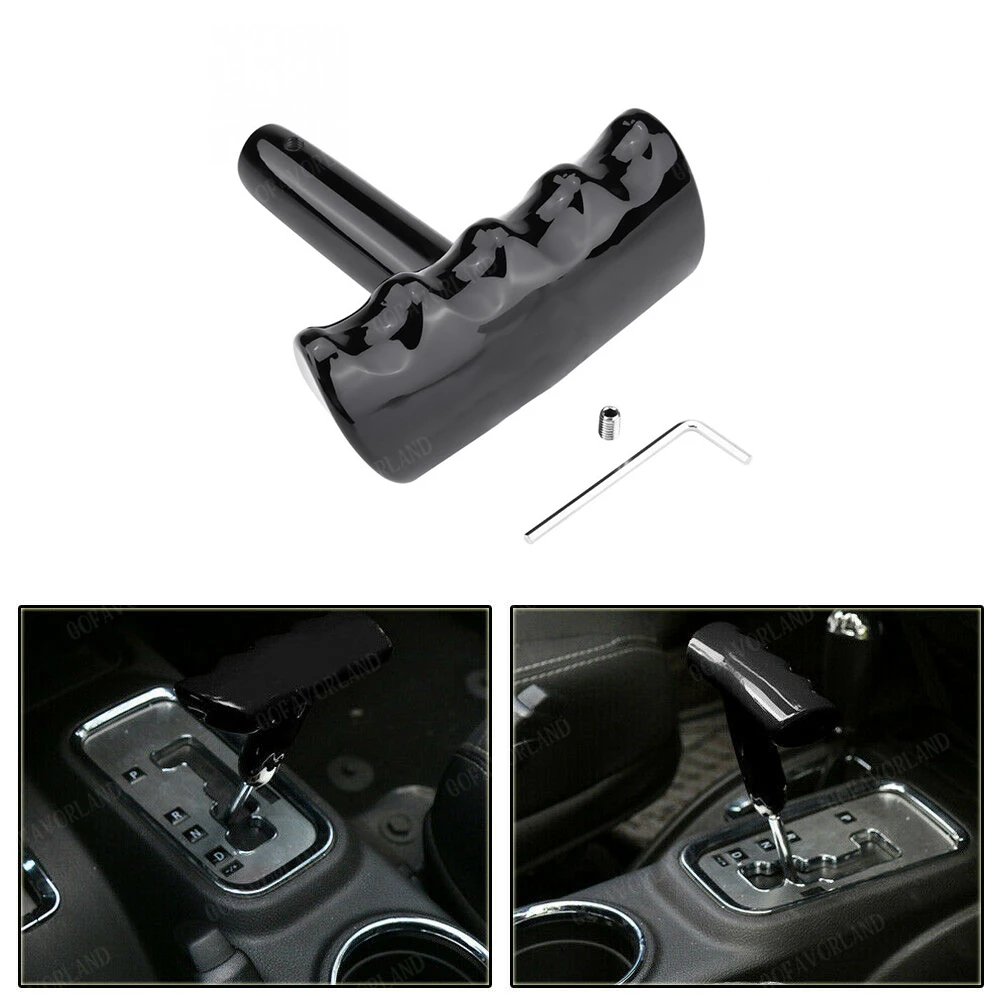 Ручка переключения передач T Handle черная для Jeep Wrangler 2008 2014 Liberty Dodge Chrysler Challenger Durango