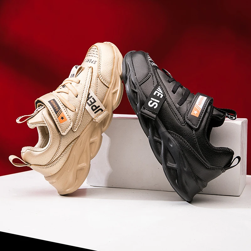 

Autumn Children Sport Sneakers Fashion Kids Breathable Sneakers Girls Boys Toddler Leather Shoes Boys Running Shoes