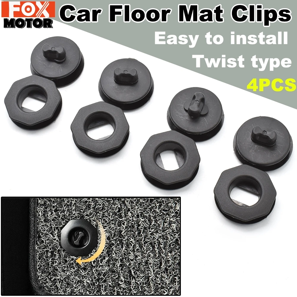 Xukey 4 шт. авто крепеж коврик Пряжка Противоскользящий автомобиля зажимы