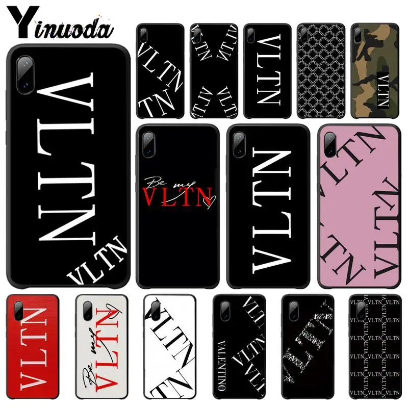 Yinuoda роскошный бренд италия VLTN чехол Роскошный для Samsung Galaxy S3 S4 S5 S6 S7 Edge S8 Plus S9