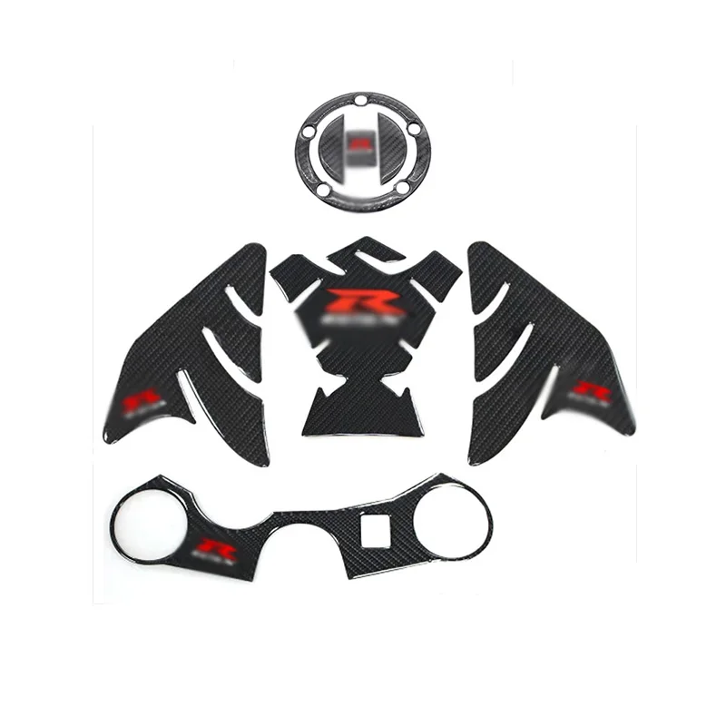 Мотоциклетные 3D наклейки из углеродного волокна для аквариума украшения рыбьих