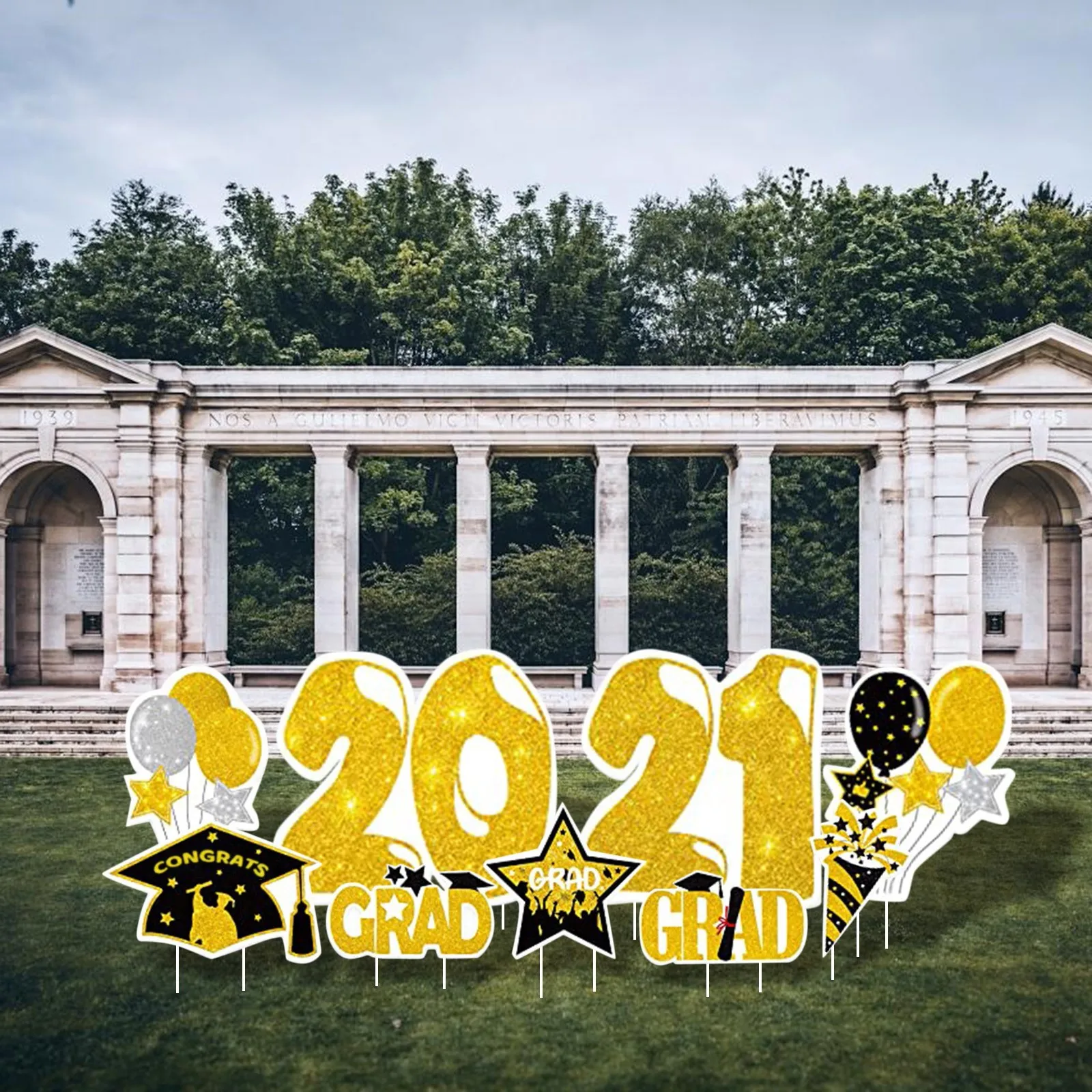 

Grade Graduation Garden Sign Decorations Unique Luxurious Bright Eye-catching Outdoor Lawn Yard Sign Ornament Gift 2021 #T1G