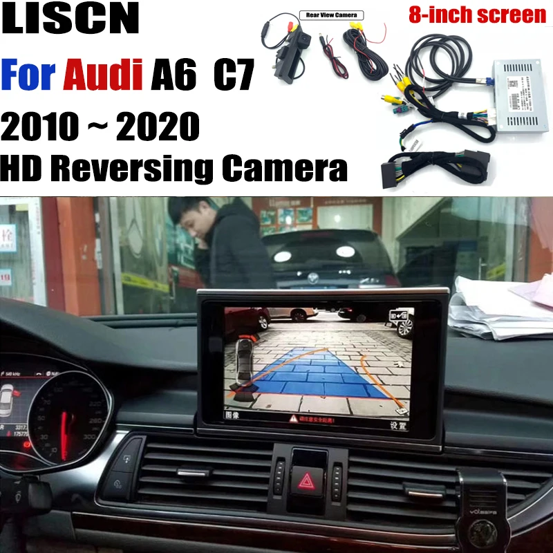 

Rear camera For Audi A6 c7 RMC mmi 2010 ~ 2020 backup camera interface Adapter Original Upgrading screen Decoder Revers camera