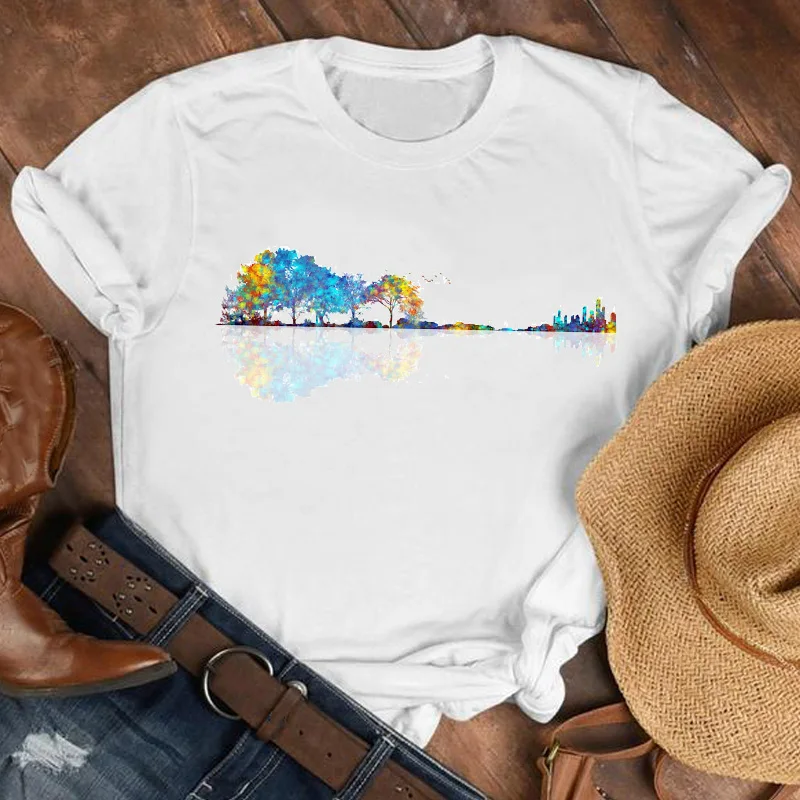 Женская модная рубашка 90 х с цветочным принтом оленем животными цветами одежда