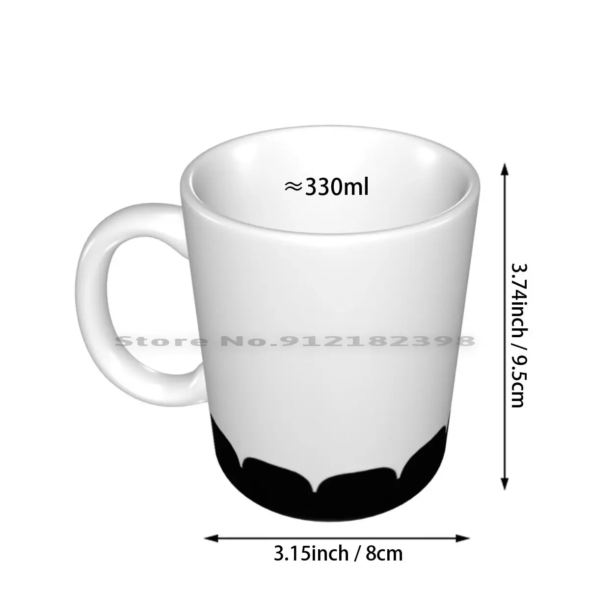 Керамические кружки Mst3k силуэт кофейные чашки Кружка для молока и чая