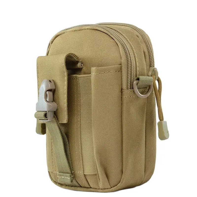 Outdoor Mobile Phone Waterproof Sports Small Waist Bag Military Fan Tactics Outdoor Camouflage Waist Bag