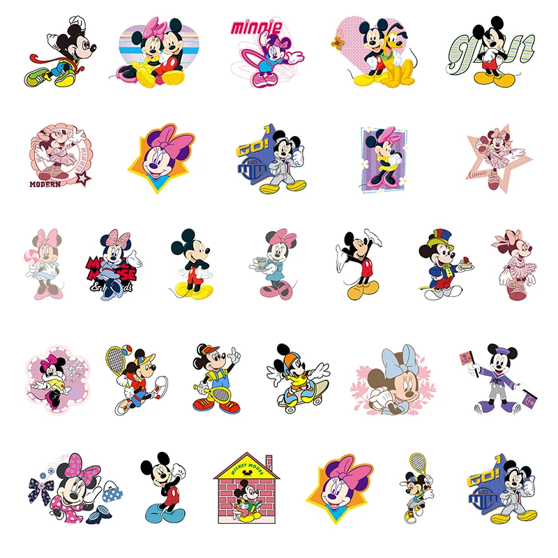

Disney Minnie Mickey Themed Animated Character Earrings DIY Non-porous Accessories Acrylic Epoxy Earrings Parts Accessories