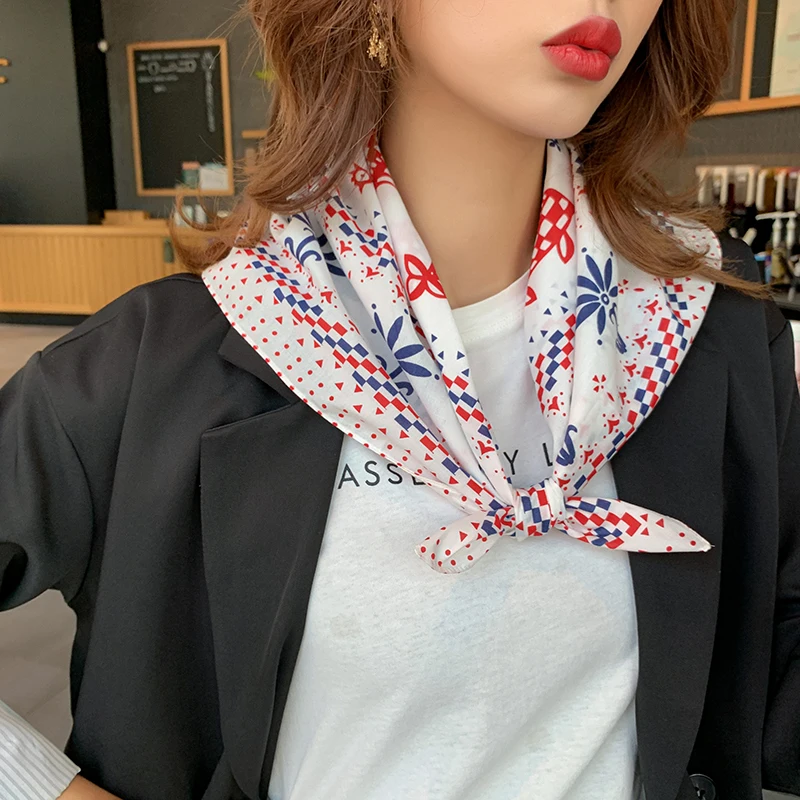 

2021 новый весенний женский квадратный шарф высокого качества из чистого хлопка модный шарф головные шарфы пляжный солнцезащитный мешок гол...