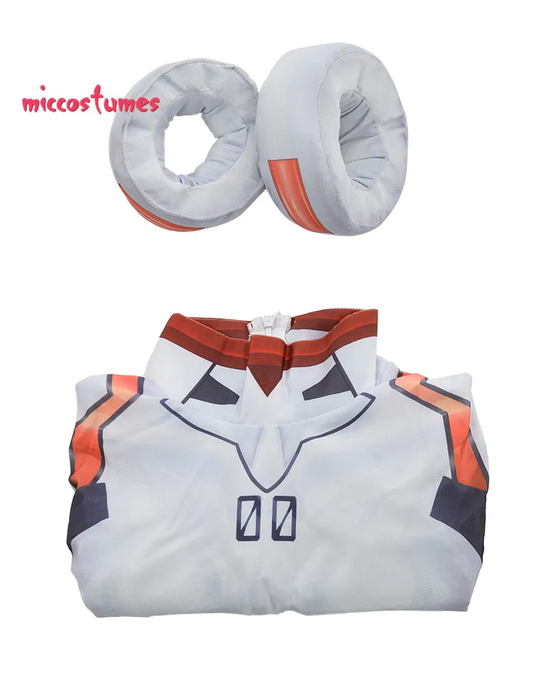 EVA Rei Ayanami Cosplay Costume 3D Printed White Bodysuit Jumpsuit for Halloween image 5