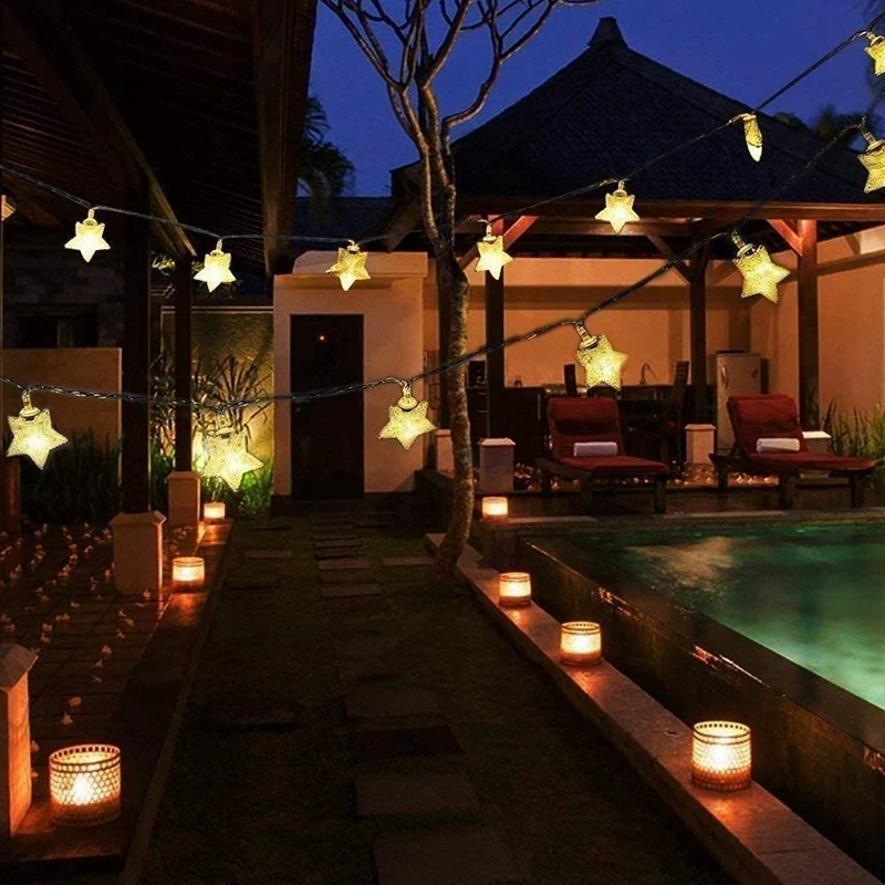 

Solar String Lights,100 LED Waterproof Solar Star Fairy Lights for Garden/Party/Christmas Tree Decoration (Multicolor)