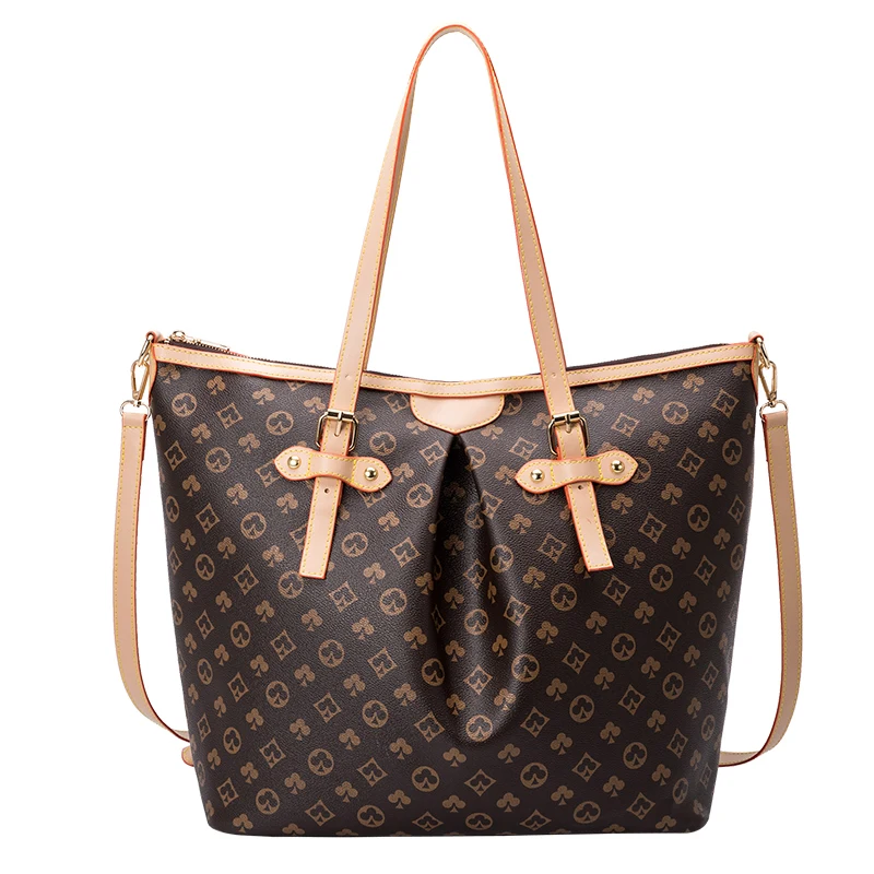 

Large-capacity Commuter Big Bag Female 2021 New Big-name Printing Portable Tote Bag Western-style One-shoulder Shopping Bag