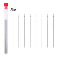 8cm 10cm stainless steel beading needles easy jewelry making tools beading pins needles for beading diy jewelry making 30pcs