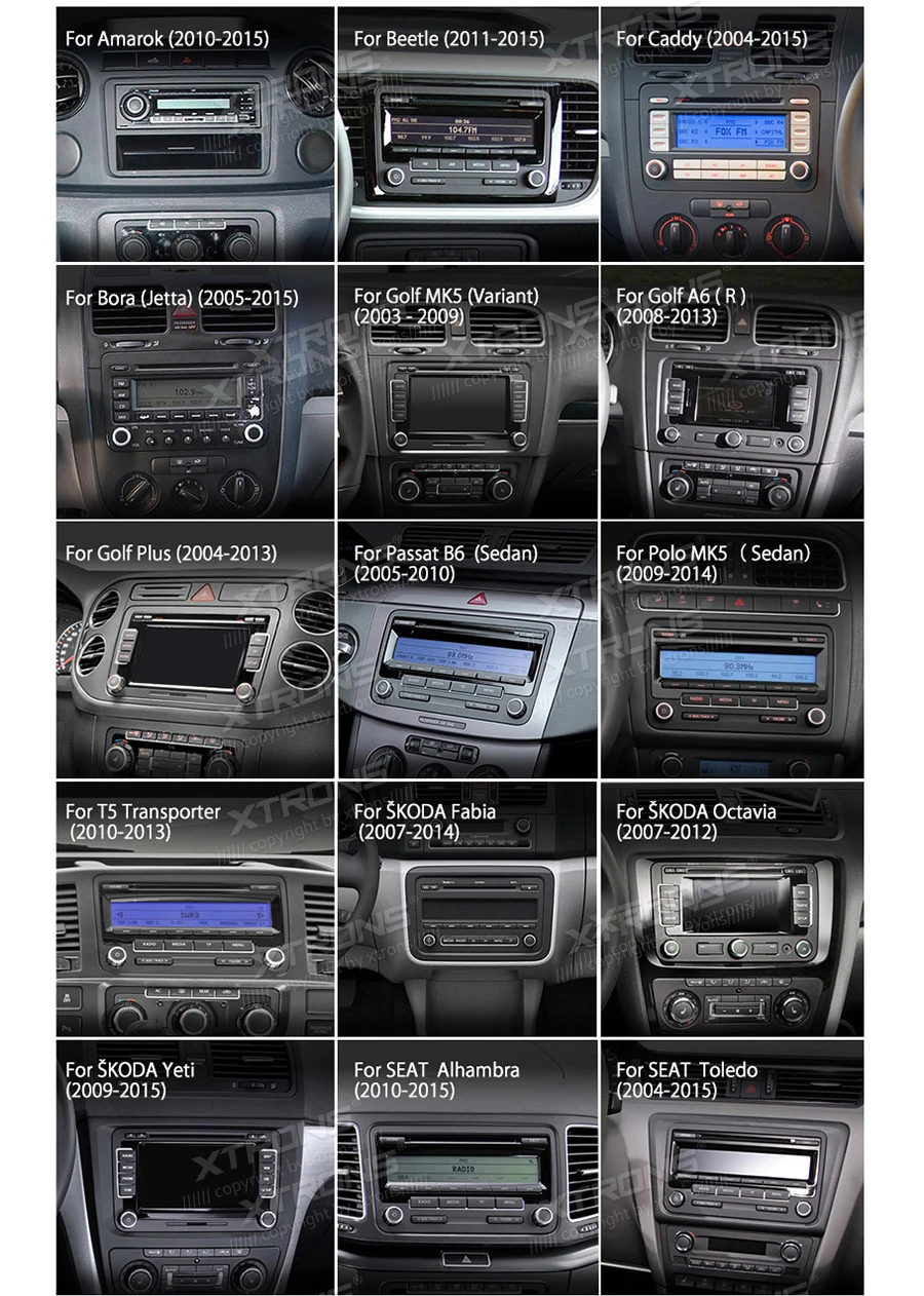 XTRONS " Android 9,0 Восьмиядерный gps автомобильный стерео dvd-плеер для Volkswagen Golf MK5 Jetta V Magotan Passat B для SKODA для сиденья