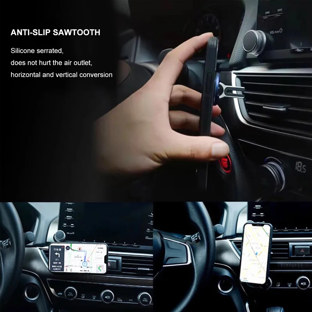 Универсальный мобильный телефон с держателем на вентиляционную решетку