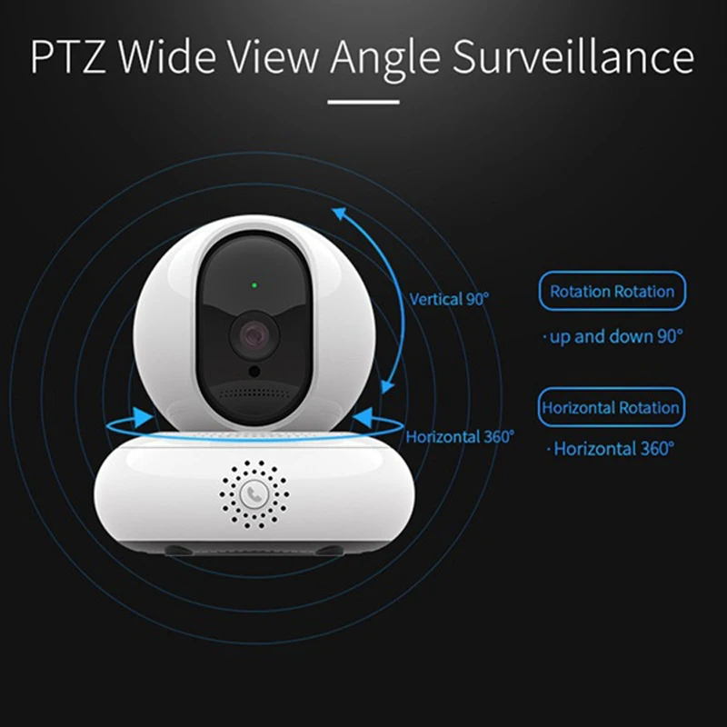 

wifi camera mobile phone remote control 360 video surveillance indoor high-definition night vision ip camera motion detection