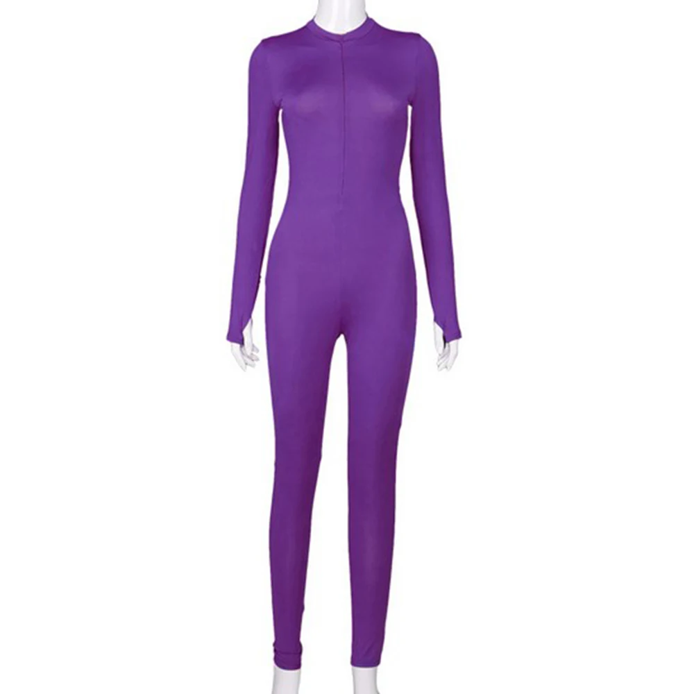 

Long Sleeve Corset Jumpsuit Women Sexy Bodycon Romper Fashion Sporty Active Wear Solid Stretchy Female Overalls Streetwear
