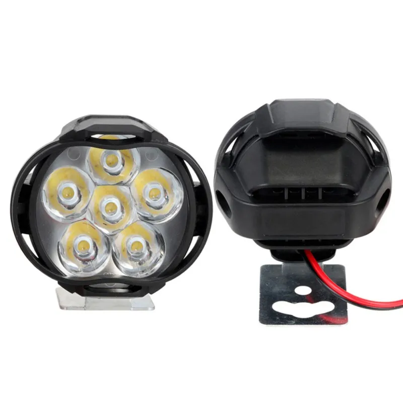 Новинка 2 шт. светодиодные фары для мотоцикла 10 Вт 1000 лм универсальные