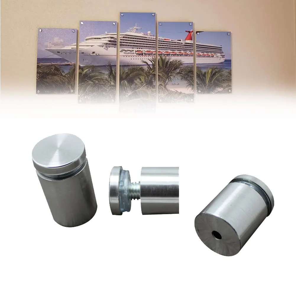 6 шт./компл. держатель с отклонением вывеска дисплей винтами аппаратное крепление