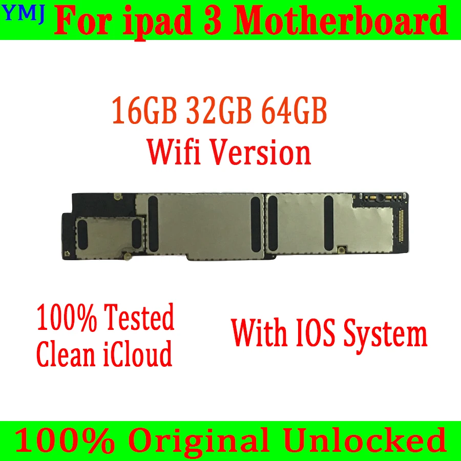 Полная функция для iPad 3 материнская плата с системой Ios 100% оригинал