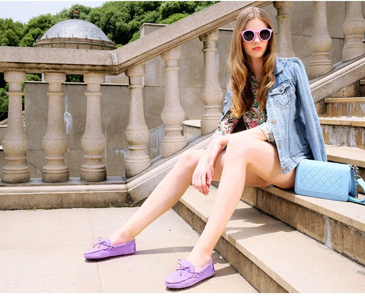 Туфли женские из натуральной кожи плоская подошва лоферы повседневные