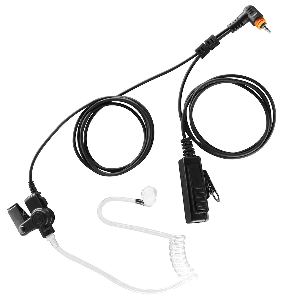 

Гарнитура для рации с микрофоном, прозрачная Акустическая трубка, наушники, совместимые с Motorola SL300 SL7550 7580 7590 SL4000 SL1M