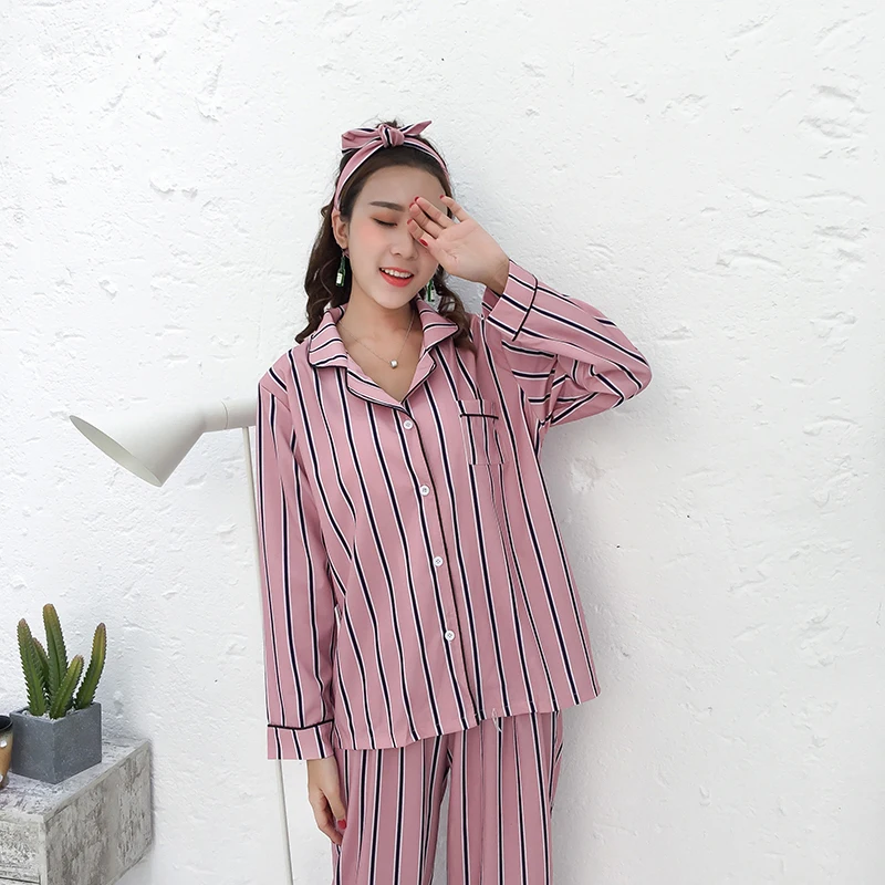 Полосатый комплект из 2 предметов женская одежда для сна женский сексуальный