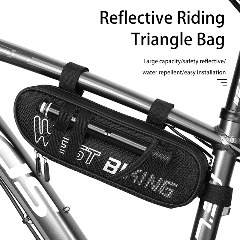 

Cycling Bicycle Bags Top Tube Front Frame Bag Waterproof MTB Road Triangle Pannier Dirt-resistant Bike Accessories Bags