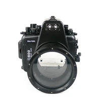 60m195ft camera underwater housing waterproof case for nikon d800 with inbuilt leak detection alarm buzzer sensor