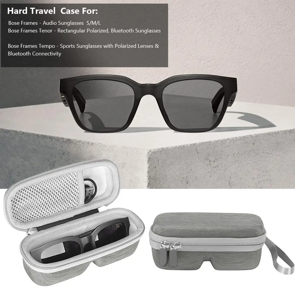 

Eye Glasses Shell Portable Eyewear Cases Sunglasses EVA Hard Case Zipper Eyeglasses Protector Box For Frames Tenor Sunglasses