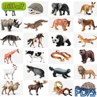 Имитация дикого зоопарка 1 шт., модели животных, лев, олень, пластиковые экшн-фигурки, Коллекционная модель, кукла, обучающая игрушка для детей