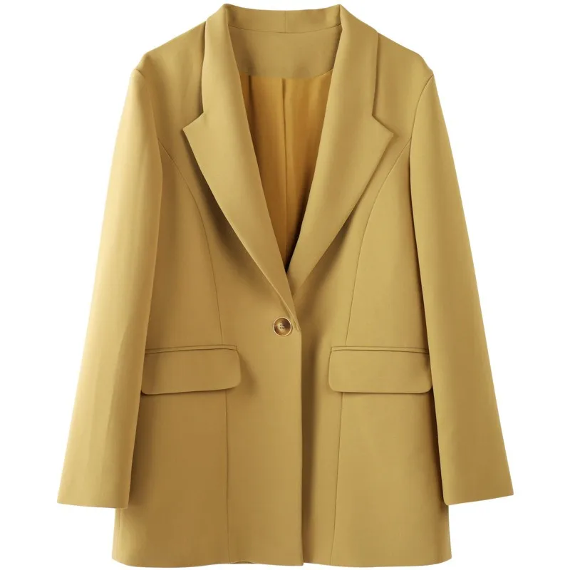 

Womens Blazer Coat Autumn Winter Fashion Notched Collar Long Sleeve Plus Size Office Ladies Tops Women Blazers And Jackets
