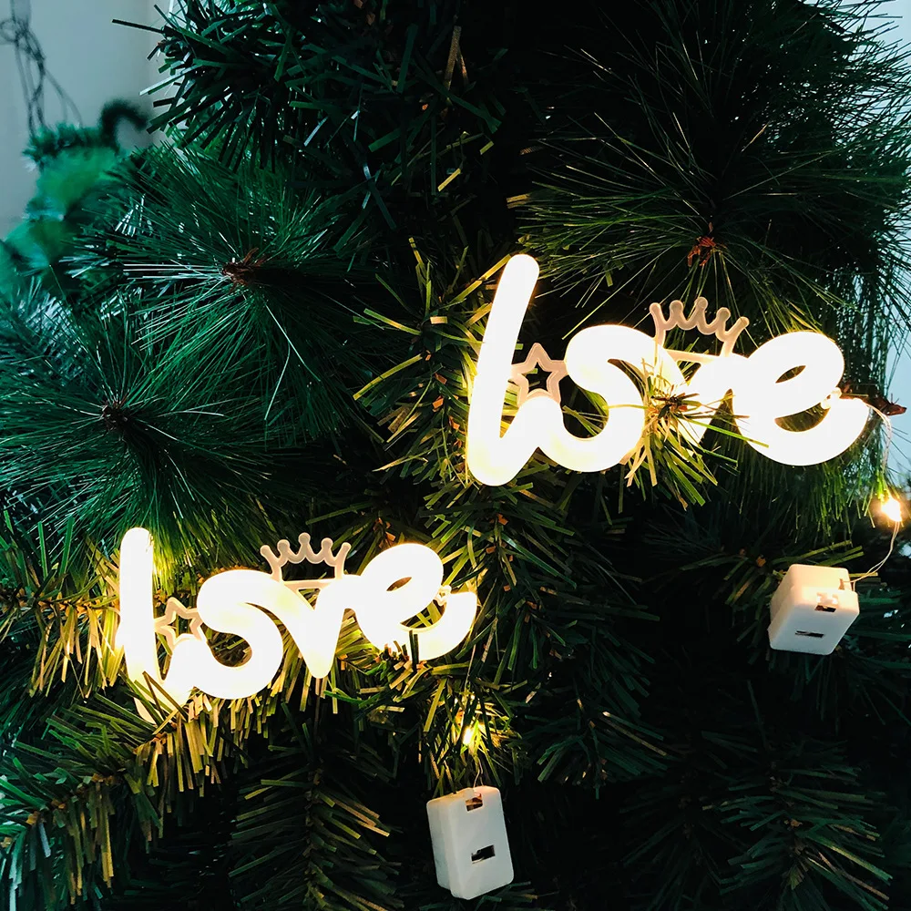 

Romantic Party Decorative Lights LED Love Wedding Decoration Valentines Day Decor Wedding Accessories Room Decoration