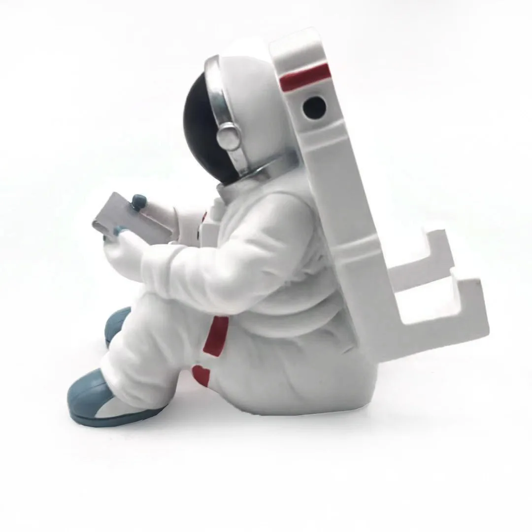 Подставка для мобильного телефона ленивый человек с изображением космонавта |