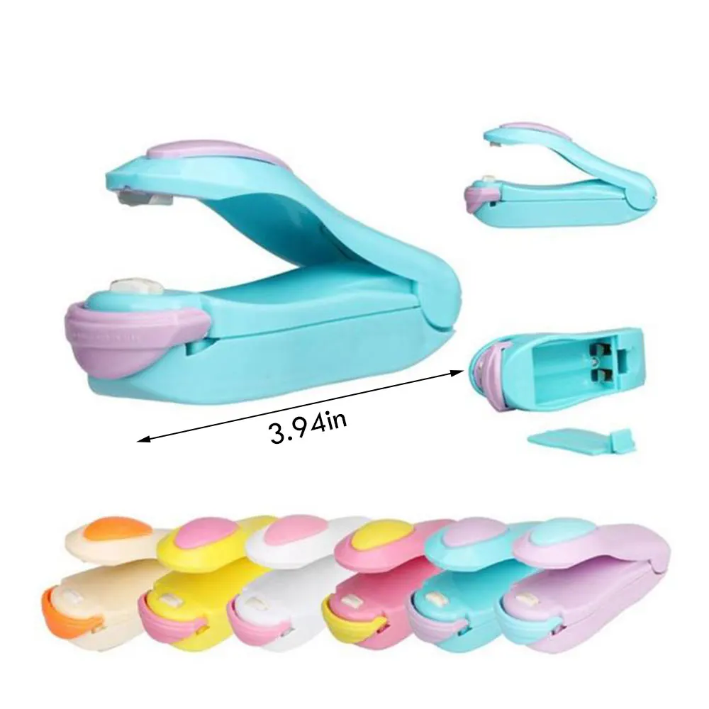 

Household Food Preservation Mini Sealer Heat Sealer, Mini Portable Hand Pressure Snack Plastic Bag