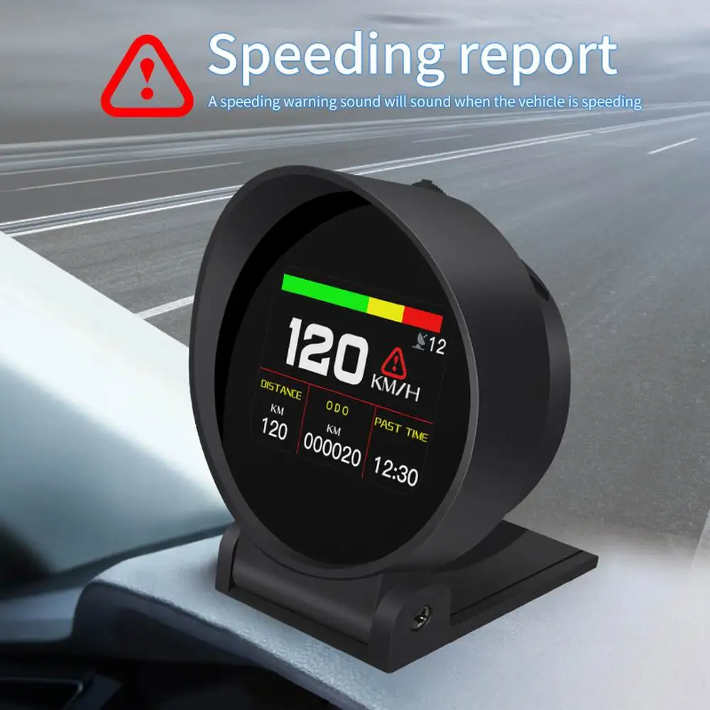 Vjoycar X96S Автомобильный GPS HUD цифровой спидометр умный одометр Инклинометр 4x4 шаг и