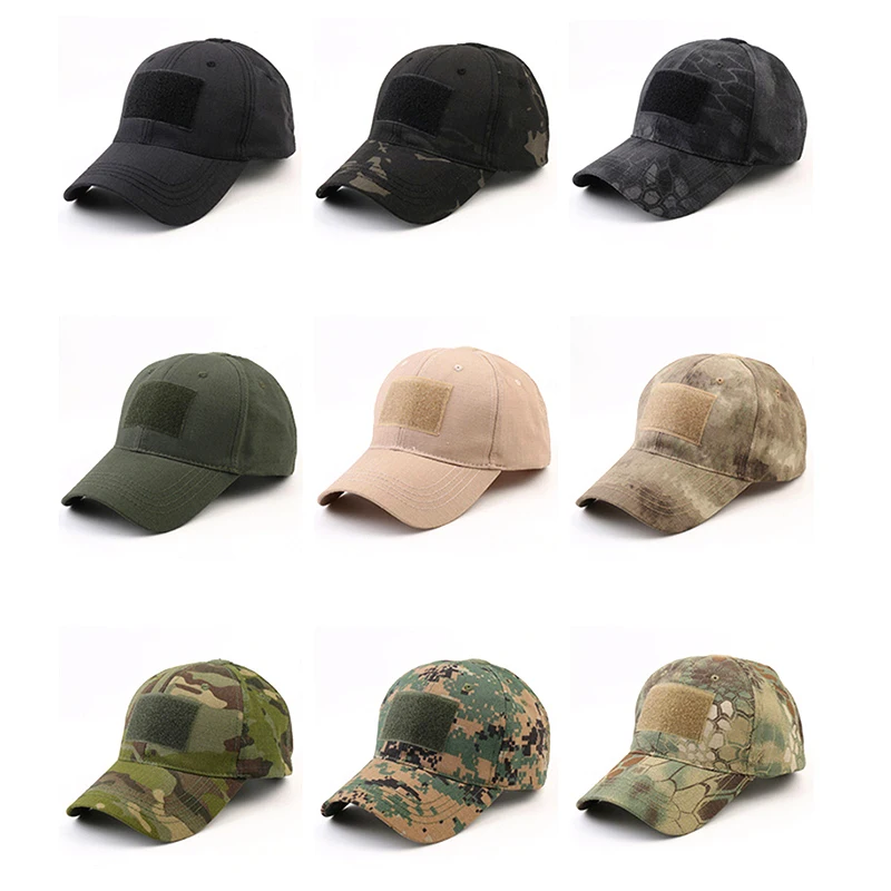 

Adjustable Baseball Cap Tactical Summer Sunscreen Hat Camouflage Military Army Camo Airsoft Hunting Camping Hiking Fishing Caps