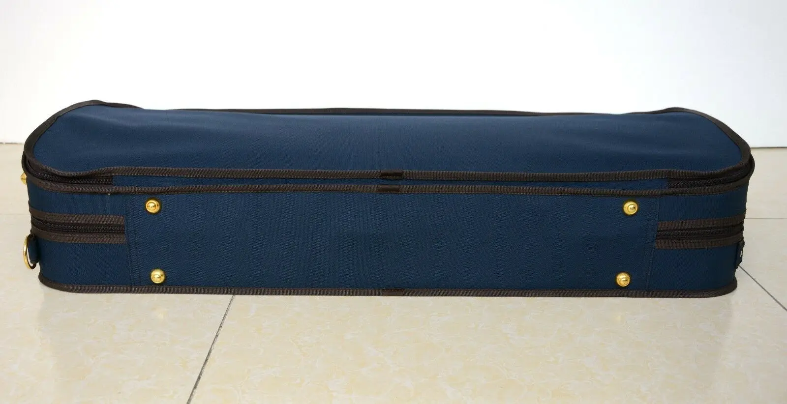 Деревянный чехол с двойной скрипкой для 2 Скрипки синего цвета полноразмерных