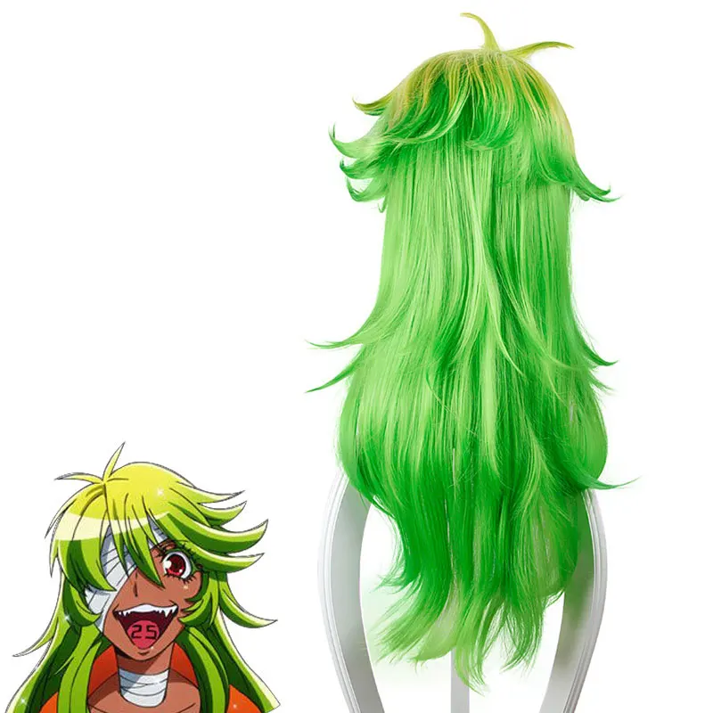 

Niko cosplay wig Niko green long straight hair costumes No. 25 yellow gradient green anti-warp cosplay long hair