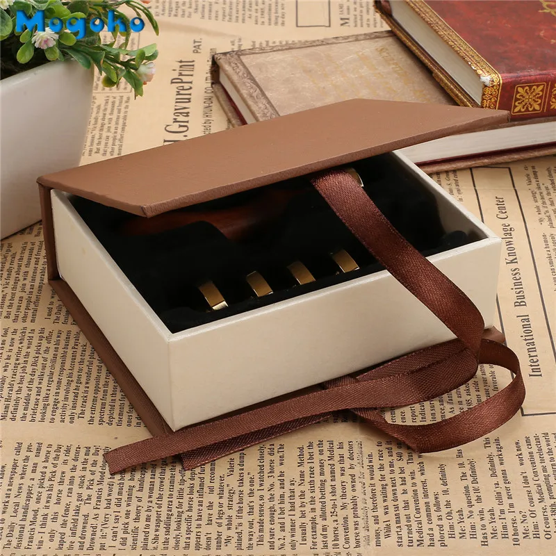 Набор штампов Mogoko с восковым уплотнением 6 шт. штампы + 1 деревянная ручка