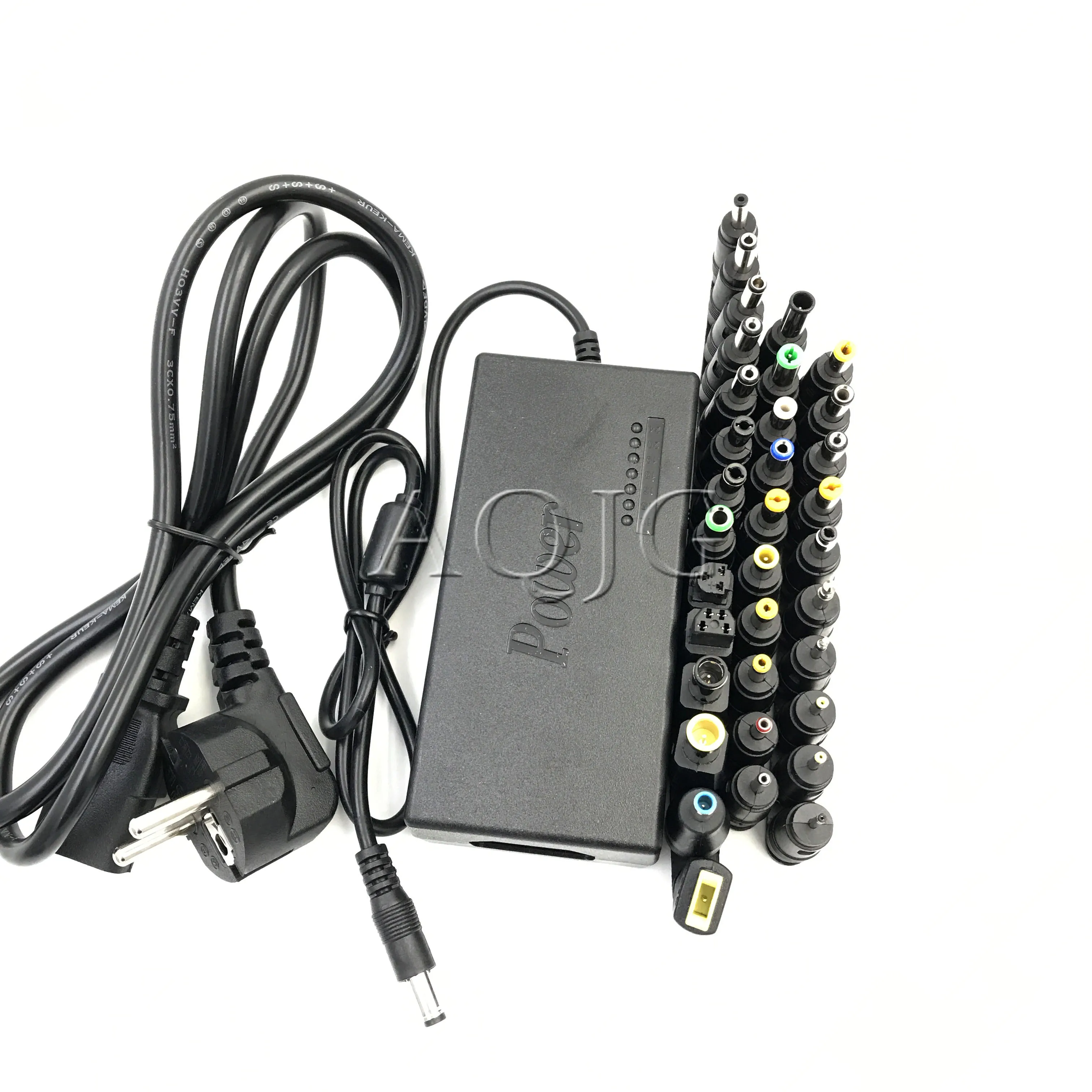 

34Pcs Universal Power Adapter 96W 12V To 24V Adjustable Portable Charger For Dell Toshiba Hp Asus Acer Laptops Eu-Plug