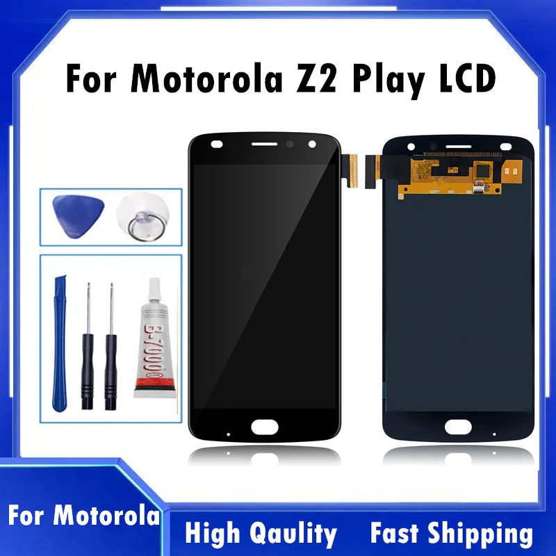 100% протестированный 5 &quotЖК дисплей для Motorola MOTO Z2 Play XT1710 ЖК экран с сенсорной