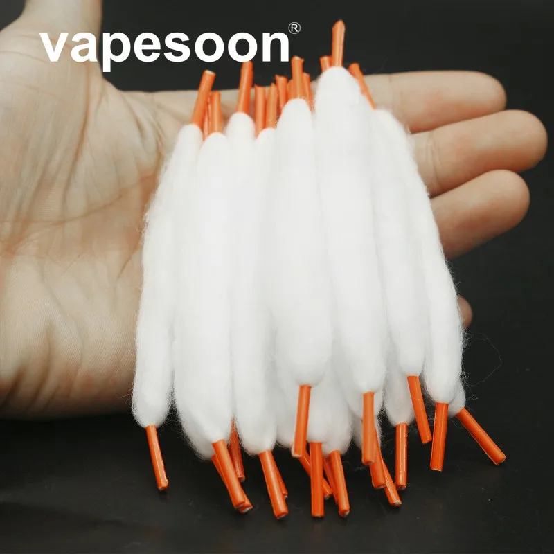 600 шт Vape хлопок предварительно встроенный органический для замены перезагрузки