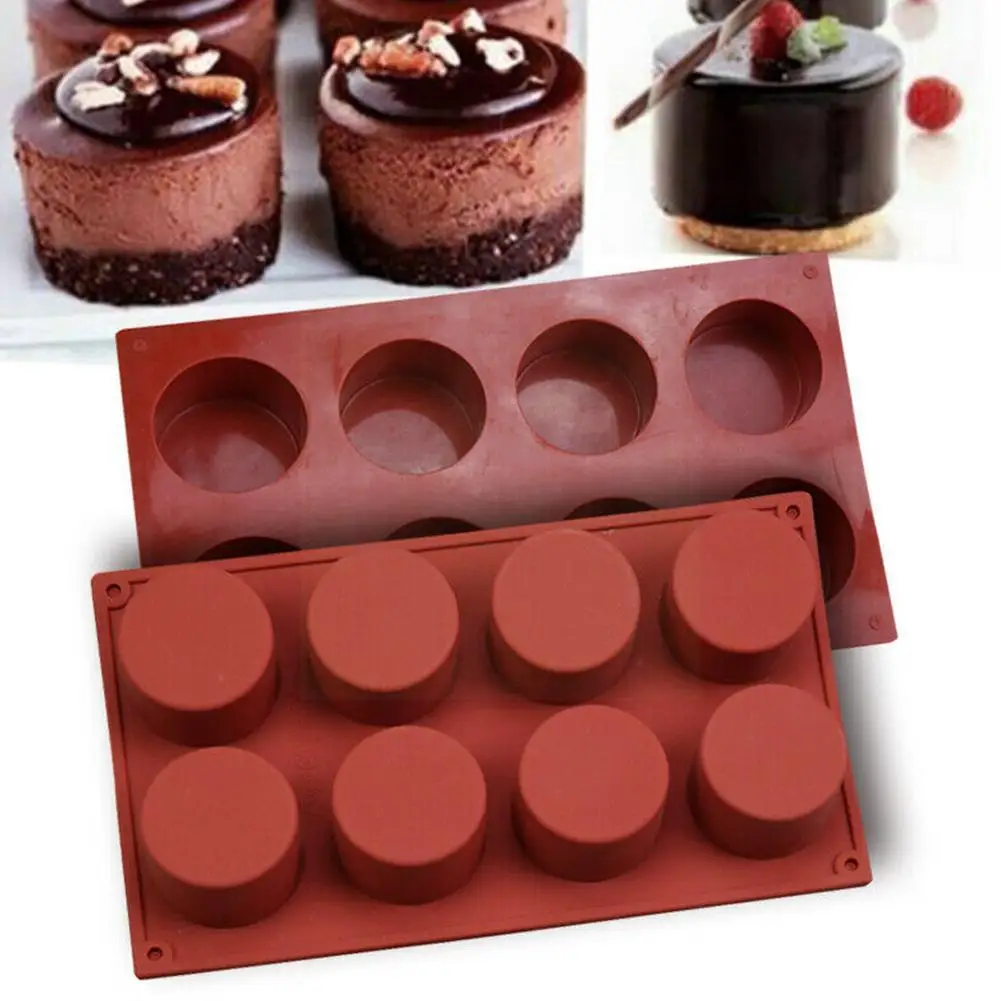 

8-Cell Oval Soap Cake Mold Silicone Chocolate Mold Tools Kitchen Mould Homemade Accesoires Baking Patisserie Ustensiles Tra Z4D5