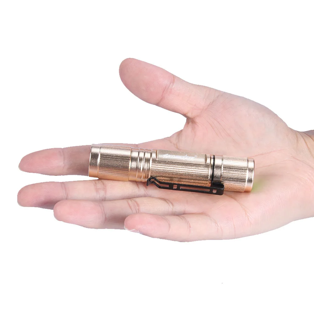 Уличный алюминиевый светодиодный мини-фонарик в стиле милитари портативный