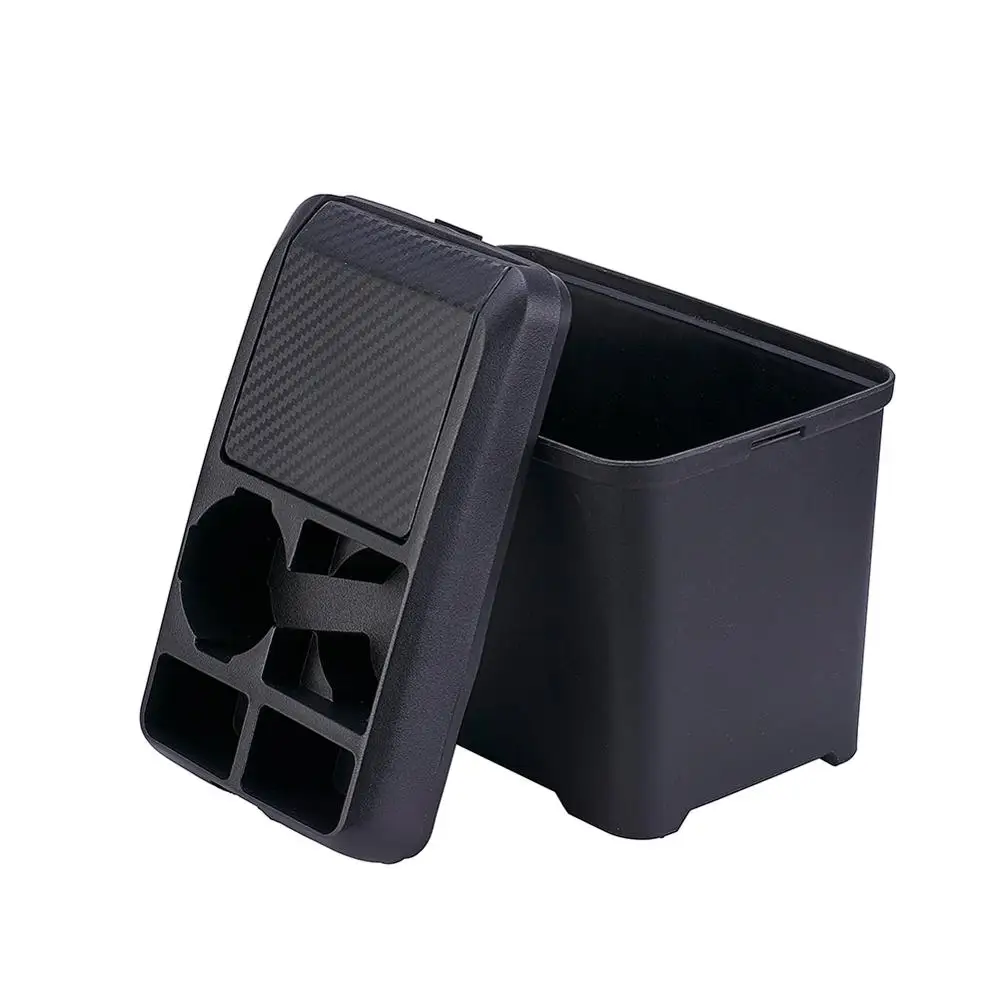 

Black Universal Car Interior Trash Can Multi-Function Trash Bin Storage Box Cup Drink Holder Accessories
